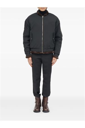Bomber jacket with faux shearling trim MM6 MAISON MARGIELA | SH2AM0044MTN122962